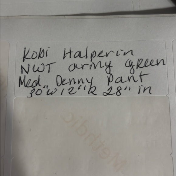 Kobi Halperin “Denny” nwt love green cargo style size medium - Picture 8 of 8